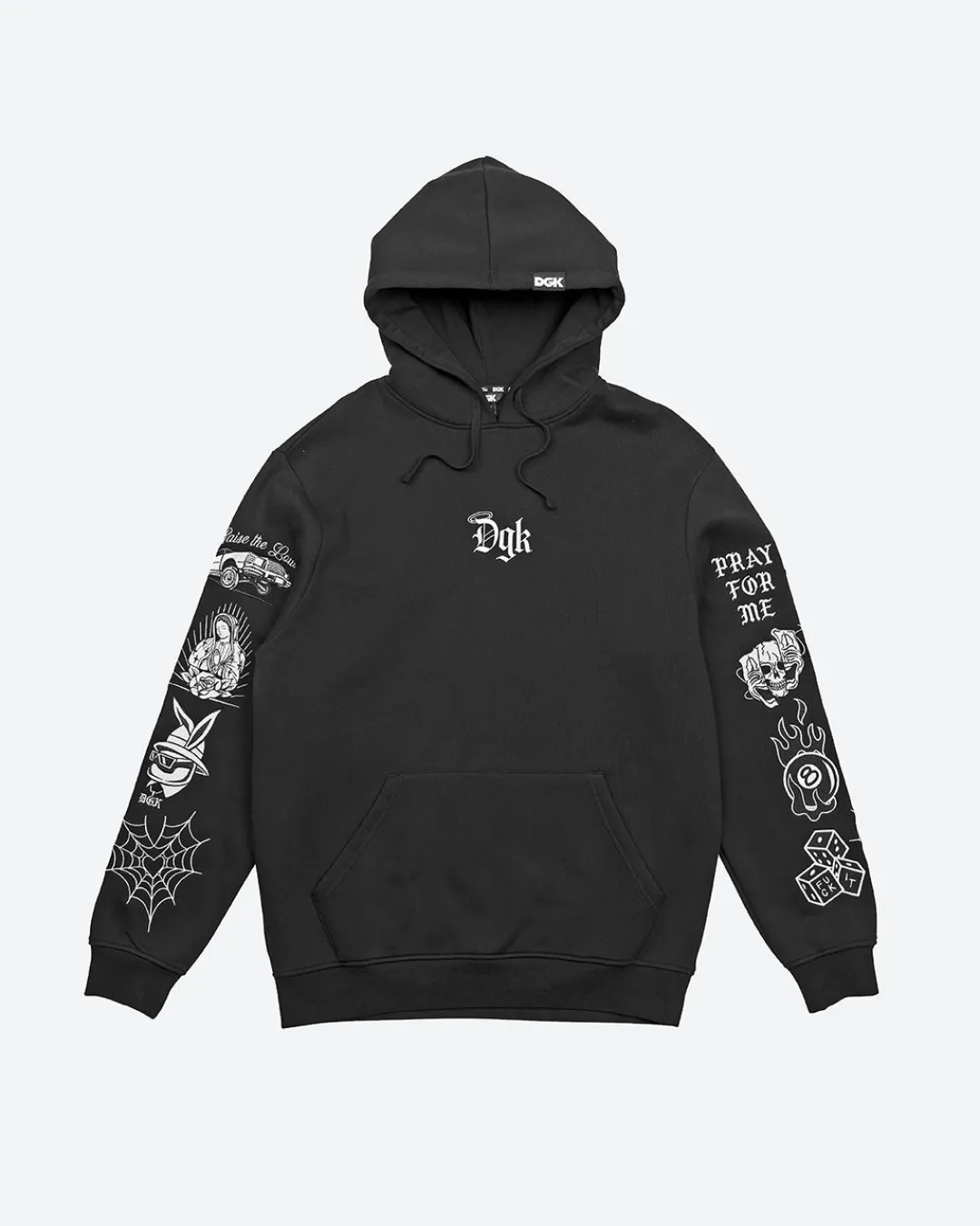 Dirty Ghetto Kids Crazy Life Embroidered Hooded Fleece| Hoodies & Fleece
