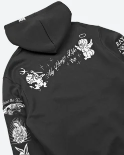 Dirty Ghetto Kids Crazy Life Embroidered Hooded Fleece| Hoodies & Fleece