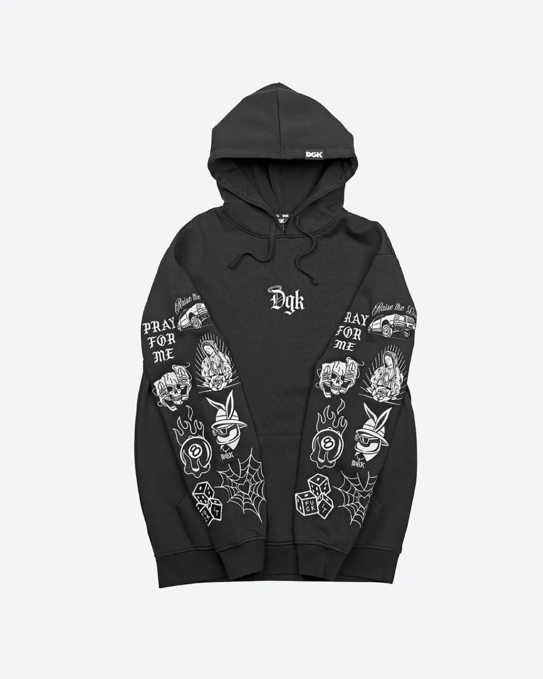 Dirty Ghetto Kids Crazy Life Embroidered Hooded Fleece| Hoodies & Fleece