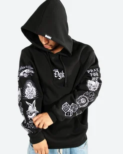 Dirty Ghetto Kids Crazy Life Embroidered Hooded Fleece| Hoodies & Fleece