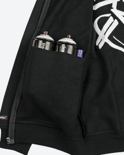 Dirty Ghetto Kids DGK x Ironlak Tag Zip-Up Embroidered Hooded Fleece| Hoodies & Fleece