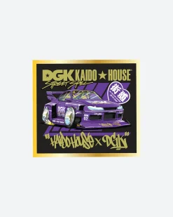 Dirty Ghetto Kids DGK X Kaido House Roulette Racer Sticker| Stickers|Accessories