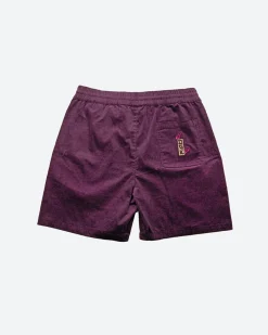 Dirty Ghetto Kids Fire Blossom Embroidered Corduroy Short| Bottoms