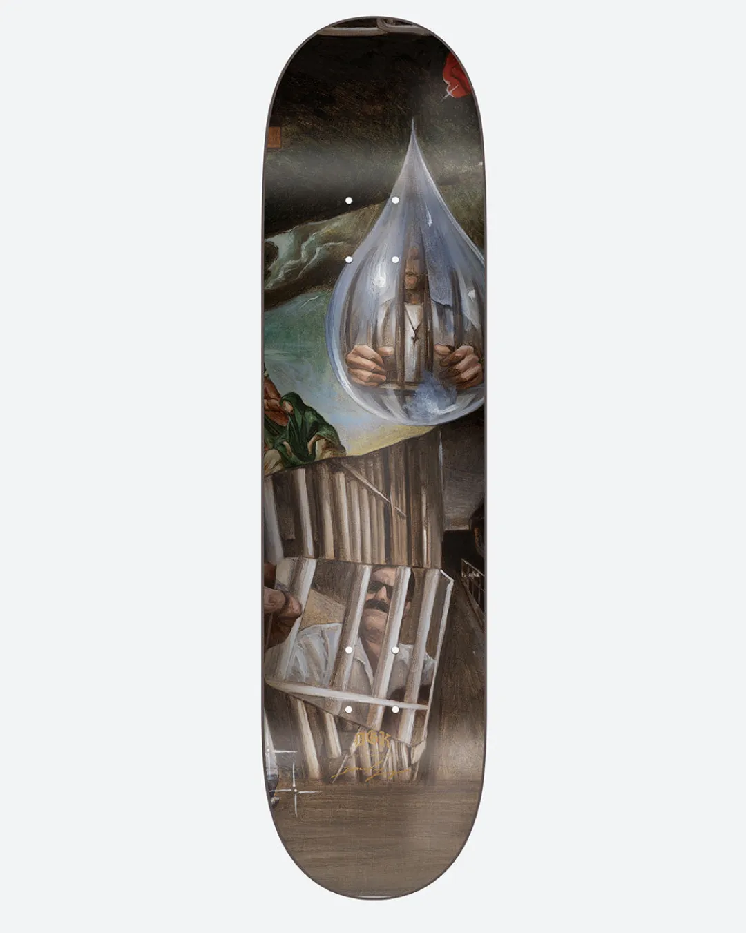 Dirty Ghetto Kids Godffiti No.4 8.25" Skateboard Deck| Logo Skateboards