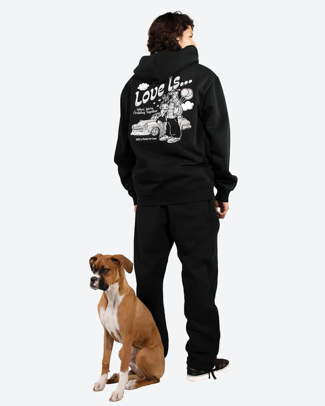 Dirty Ghetto Kids Love Is..Embroidered Hooded Fleece| Hoodies & Fleece