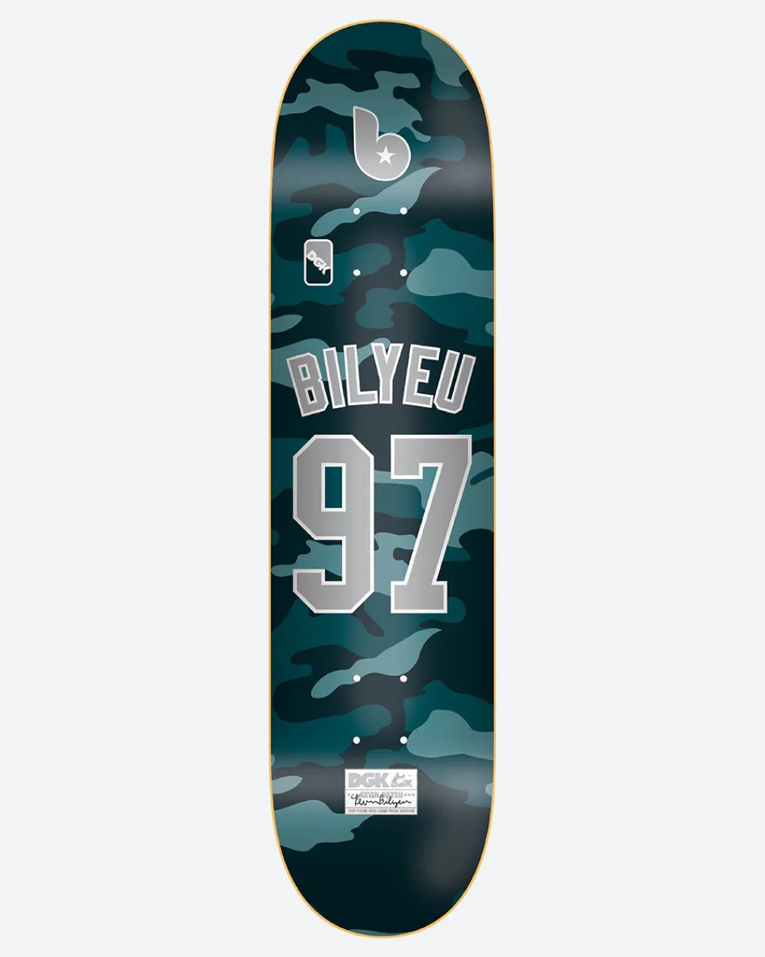 Dirty Ghetto Kids Major League 3 Bilyeu 8.25 Skateboard Deck| Pro Skateboards