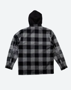 Dirty Ghetto Kids Monterey Embroidered Flannel Shacket| Jackets