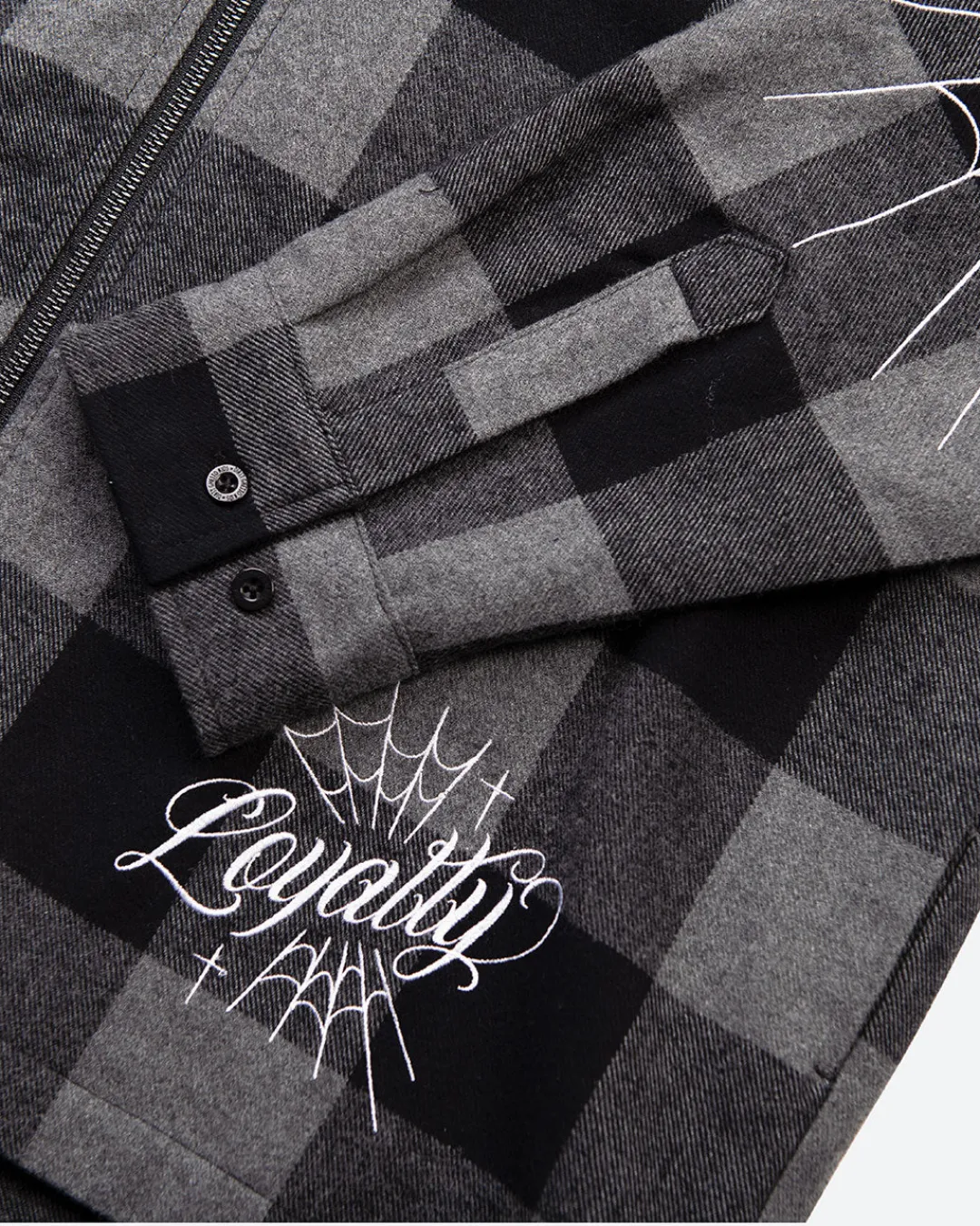 Dirty Ghetto Kids Monterey Embroidered Flannel Shacket| Jackets