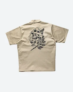 Dirty Ghetto Kids Pachuco Embroidered Work Shirt| Tops