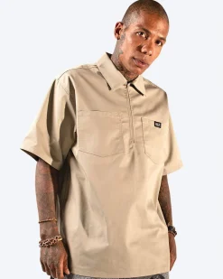 Dirty Ghetto Kids Pachuco Embroidered Work Shirt| Tops