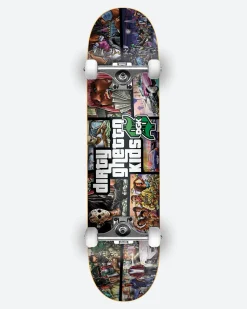 Dirty Ghetto Kids Scrapbook 8.25" Skateboard Complete| Street Completes