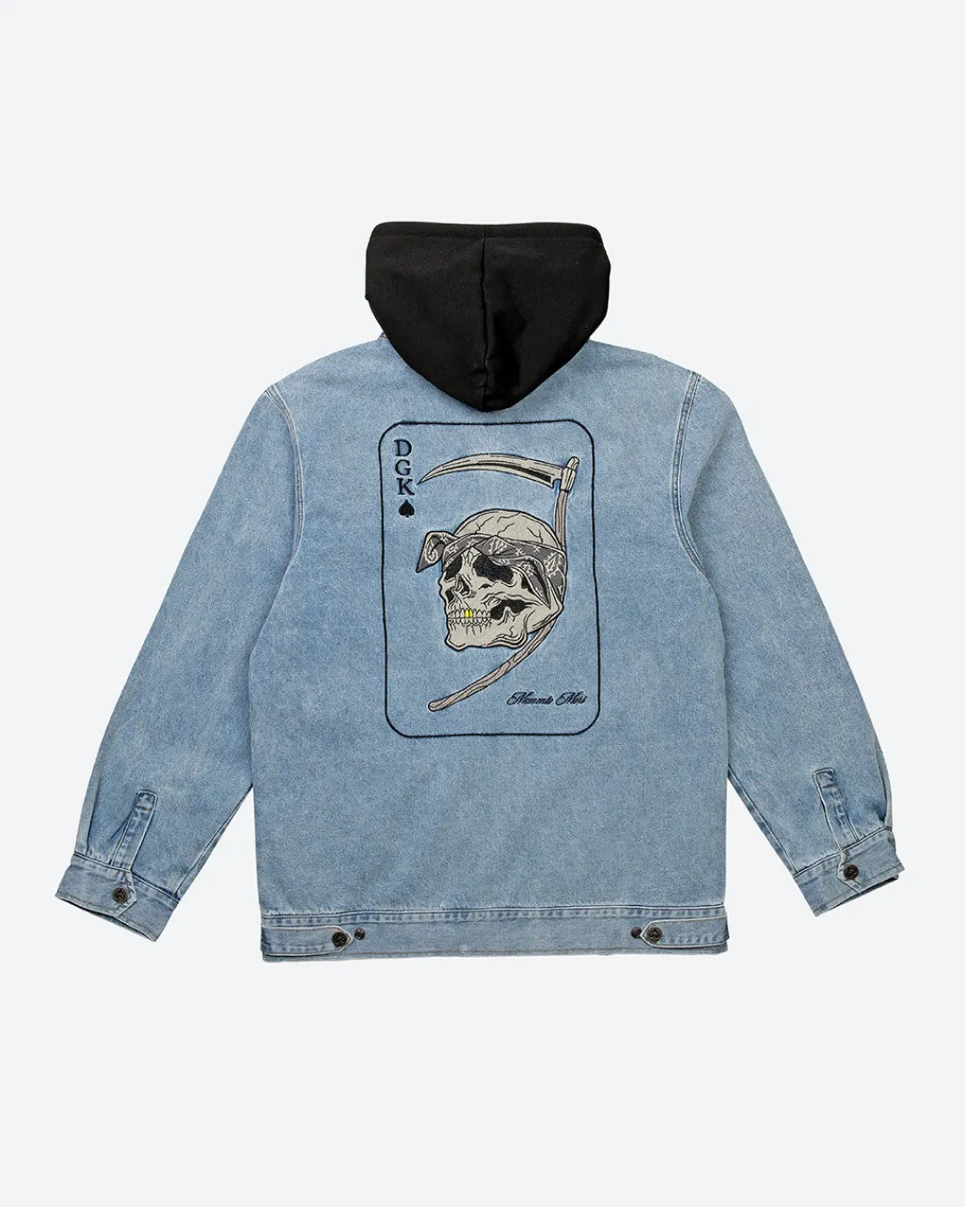 Dirty Ghetto Kids Spade Embroidered Denim Jacket| Jackets