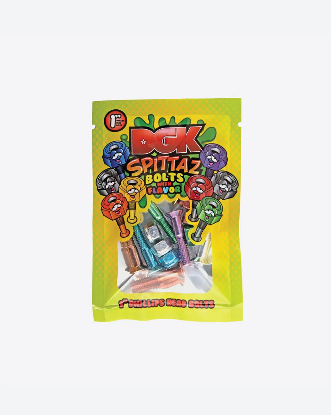 Dirty Ghetto Kids Spittaz 1" Colored Bolts (1 pack)| Accessories